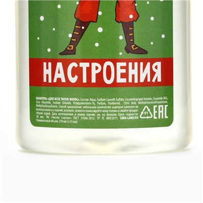 Подарочный набор новогодний «Подарок для мужика», гель для душа и шампунь для волос, 2×370 мл, 18+, Чистое счастье