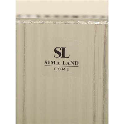 Бокалы для вина SL Home «Модерн», 250 мл, 8×14.5 см, набор 2 шт., стекло, графитовые