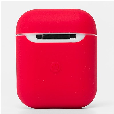 Чехол - Soft touch для кейса "Apple AirPods 2" (red)