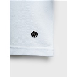 Джемпер трикотажный с воротником поло для девочек