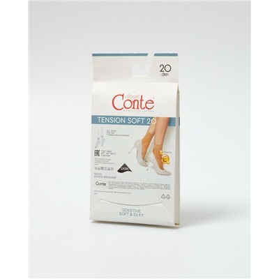 Полиамидные CONTE TENSION SOFT 20  Носки женские