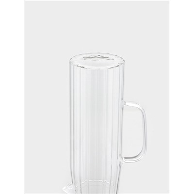 Кувшин Bella Tenero «Эко. Дольки», 1.2 л, 9×14×24.5 см, с бамбуковой крышкой, стекло, прозрачный