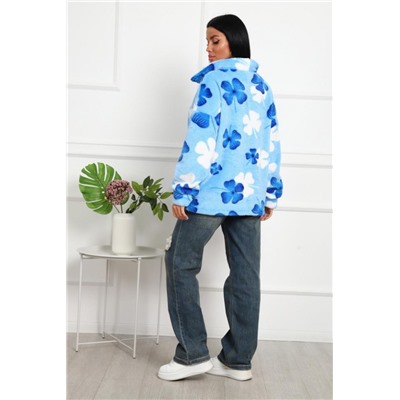 1075 Толстовка женская (Голубой)