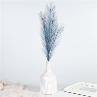 Ветка декоративная 5 веток 75 см СИНИЙ / GT-158 /уп 1200/717988