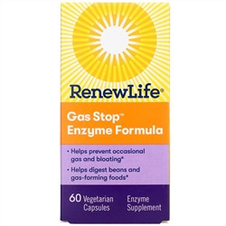 Renew Life, Gas Stop Enzyme Formula, 60 Vegetarian Capsules