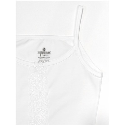 4204-01 Майка для девочек белая (BAYKAR)