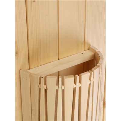 Абажур для бани и сауны «Треугольники», липа, 31×26.5×13 см, настенный, угловой, «Добропаровъ»