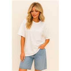 Футболка женская оверсайз Арт. 001 (Белый)