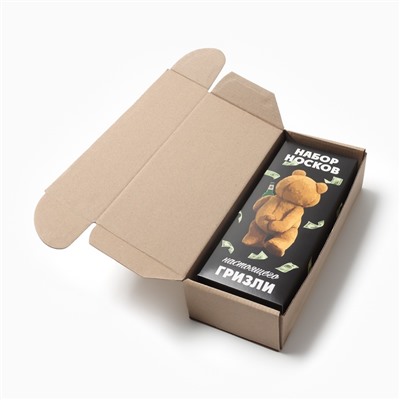 Носки мужские KAFTAN «Гризли», р. 41-44 (27-29 см), набор 5 пар