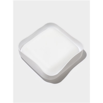 Форма для муссовых десертов и выпечки KONFINETTA «Квадро», силикон, 18.5×5 см, белая