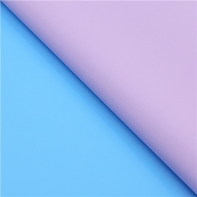 Пленка матовая для цветов и букетов, пурпурный, голубой, 0.58×10 м