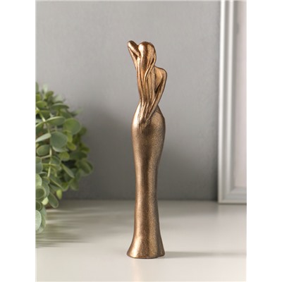 Фигурка гипс «Эстетика», 19×3×4 см, под бронзу