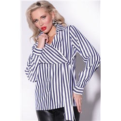 Рубашка Сэнди (полоска/черника)