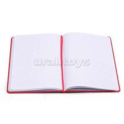 Записная книжка "Attomex. Croco" A5 (145 ммx205 мм) 160 стр, белая бумага 70 г/м² в клетку, красный
