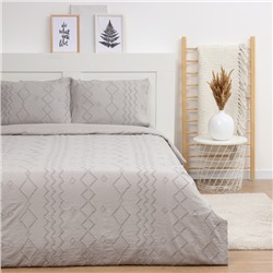 Постельное бельё 2-спальное LoveLife Tufting Орнамент, микрофибра