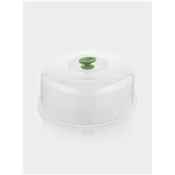 Крышка для СВЧ, d=28 см, внутр. d=26 см, пластик, МИКС