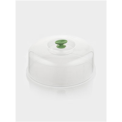 Крышка для СВЧ, d=28 см, внутр. d=26 см, пластик, МИКС