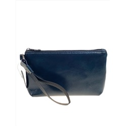 Женский кошелёк  из натуральной кожи, цвет черный