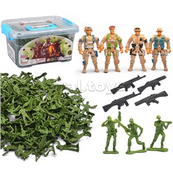 Набор солдат "Герой" в чемодане