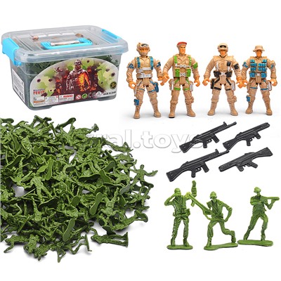 Набор солдат "Герой" в чемодане