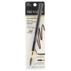 Revlon, Карандаш для бровей Colorstay, оттенок 220 «Темно-коричневый», 0,35 г