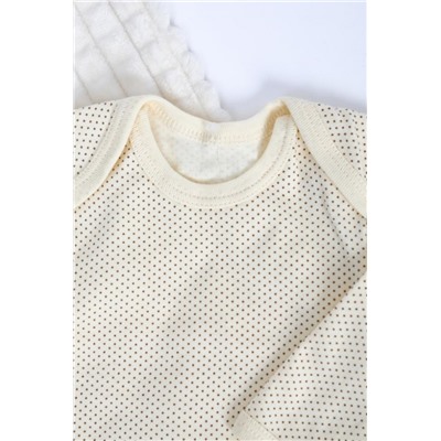 Футболка 1704-3 дл. рукав детская (Молочный)