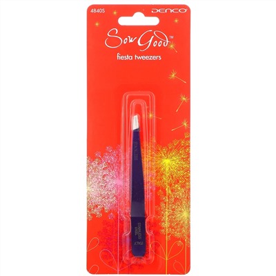 Sow Good, Fiesta Tweezers, Green, 1 Piece