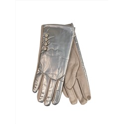 Перчатки осенние утепленные, цвет золото