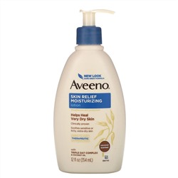 Aveeno, Active Naturals, Спокойствие кожи, Лосьон с легким ароматом, Питательный кокос, 12 ж. унц.(354 мл)