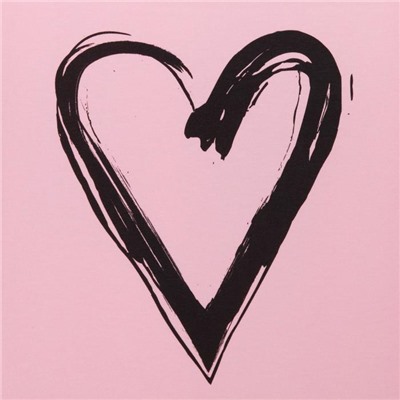 Пижама женская (футболка, брюки) KAFTAN Heart, размер 52-54