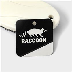 Щётка универсальная Raccoon, 12×6.5×2.5 см, пластик, TPR ворс, 1.6 см
