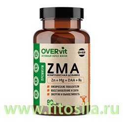 Комплексная добавка к пище ZMA  90 капсул (OVERvit)