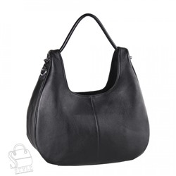 Сумка женская кожаная 6087Q black Polina&Eiterou