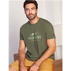 Футболка из премиального хлопка с авторским принтом