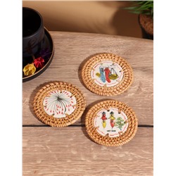 Подставка под горячее, 10 см, МИКС