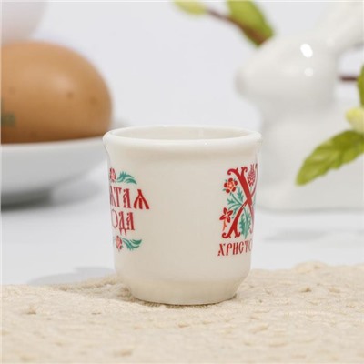 Кружка для святой воды «Христос Воскресе!» на пасху, 5.5×4×3 см