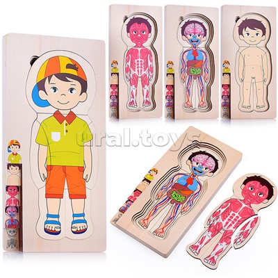 Пазл-вкладыш "Мальчик