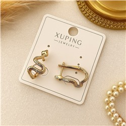 Серьги коллекция "Xuping" покрытие позолота, арт.004.027