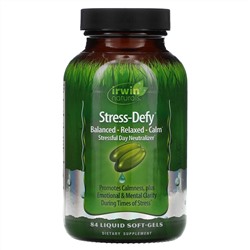 Irwin Naturals, Stress-Defy, 84 Liquid Soft-Gels