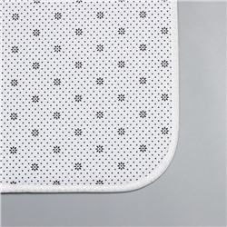 Коврик для ванной и туалета Доляна «Бурлеск», 45×120 см