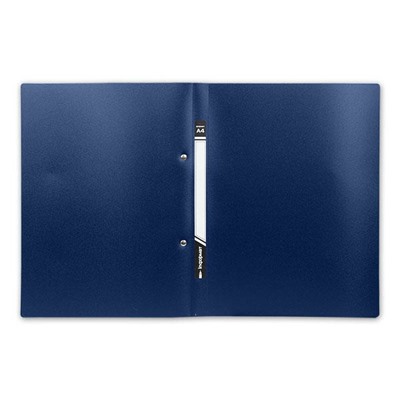 Папка скоросшиватель пластиковая непрозрачная синяя 0,5мм NC4055B inФОРМАТ