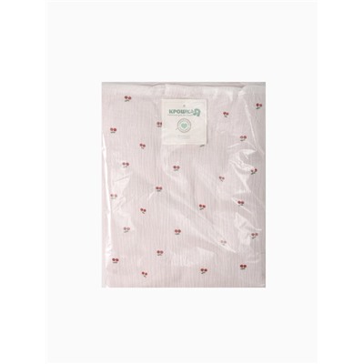 Покрывало Крошка Я «Спелая вишенка» 100×130 см, муслин, 4 слоя, хлопок 100%