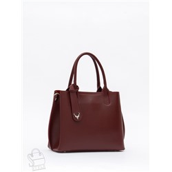 Сумка женская кожаная 1011M wine red  Polina&Eiterou