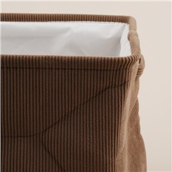 Короб для хранения вещей SL Home, 35×25×23 см, коричневый
