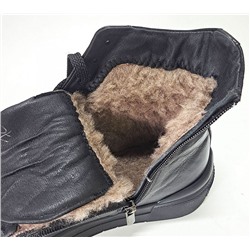 491/3 черн Ботинки зима мужские (40-45)/8