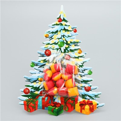 Пакет под сладости новогодний «Ёлка», 11×6 см