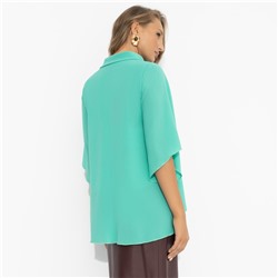 Блуза с эффектом многослойности, Невероятная красотка (мятная)