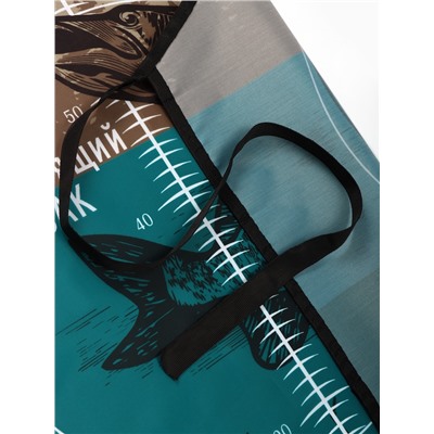 Фартук «Настоящий рыбак», 65×80 см,100% п/э, оксфорд 210 г/м²