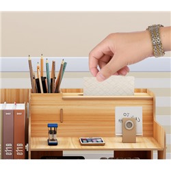 Деревянный органайзер для канцелярии OFFICE BOX