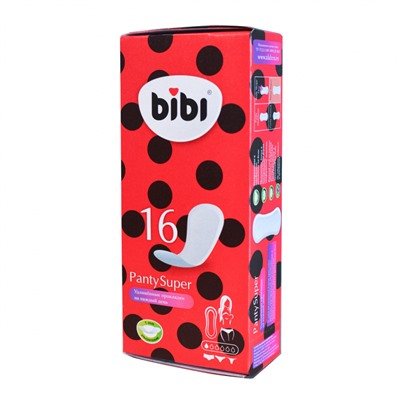 Прокладки ежедневные "BIBI" Panty Super, 16 шт.